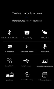 

AUX Bluebooth Car Charger BT36 MP3 Player FM Transmitter Support Voice Navigation USB Charging Port For Car Styling