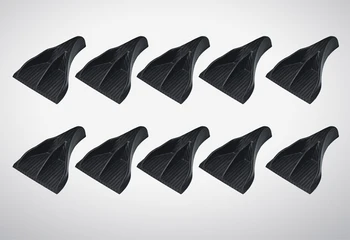 

XCCPJ 10Pcs Car Universal Modified Parts Roof Decoration Car Accessories Parts Carbon Fiber Eagle Claw Style Shark Fin Tail Kit