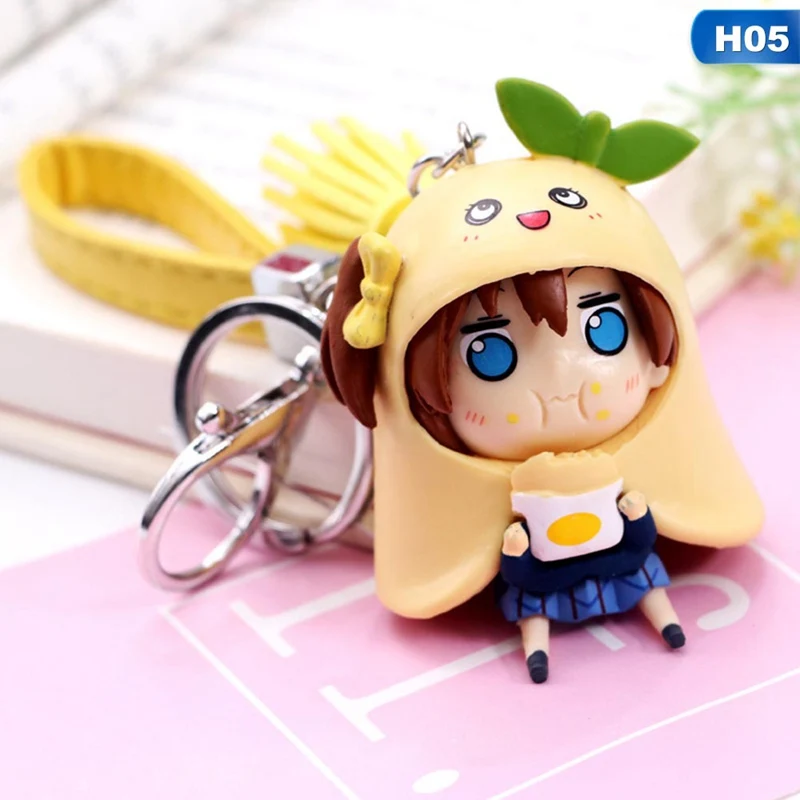 1 шт. прекрасный Аниме Любовь live ПВХ брелок Lovelive сумка Подвеска Брелок фигурка Косплей игрушка - Цвет: lovelive keychain 5