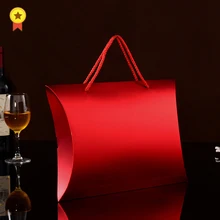 Заказная Печать логотипа Портативный комплект волос Подушка коробка упаковка золотые парики упаковка подарочная коробка