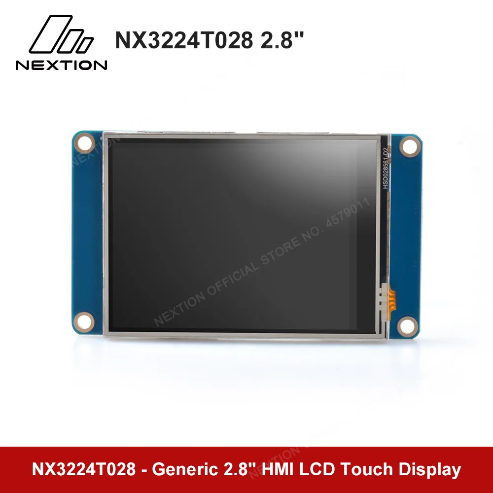 Nextion NX3224T028-2," интеллектуальный Полноцветный сенсорный дисплей TFT lcd модуль Nextion Базовая Серия lcd сенсорный дисплей