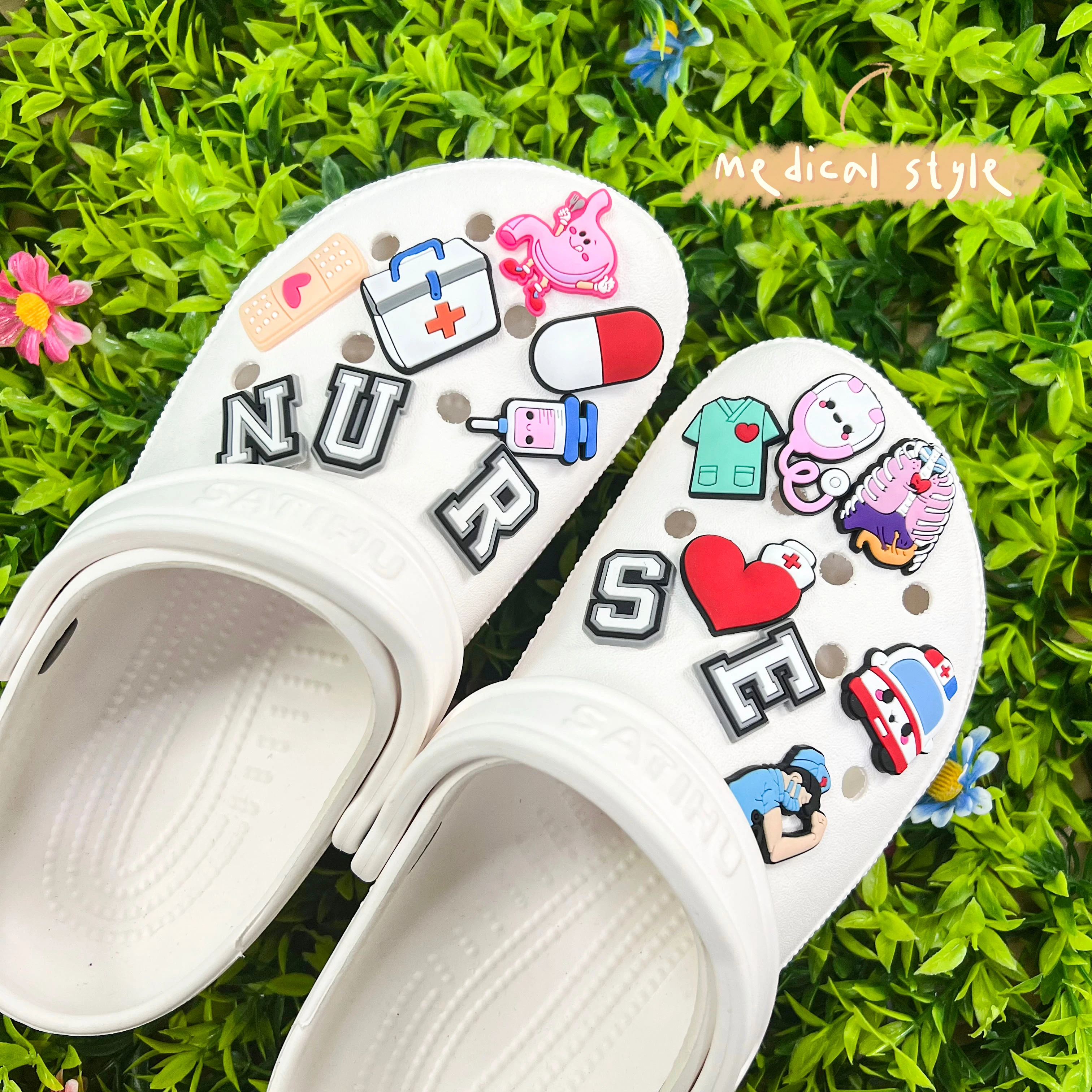 crocs jibbitz charms nurse lvn