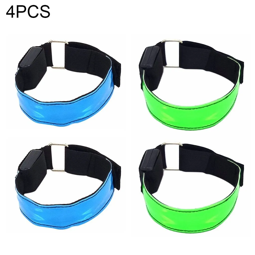 Свет на браслете Flash браслет светящийся нейлоновый светодиодный спортивный