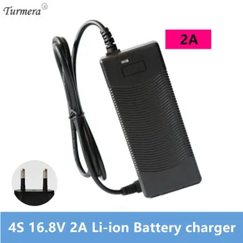 

Charger DC 16.8V 2A AC 100V-240V 18650 Lithium Battery Charger DC5.5*2.1MM for 4S 16.8V Screwdriver Battery Pack Use Turmera