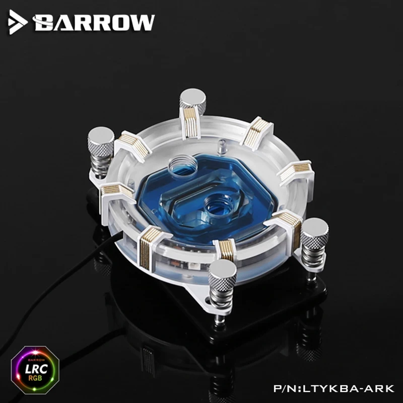 Discount  Barrow LTYKBA-ARK for AM4/AM3 LRC RGB v2 Aurora Limited Edition CPU waterblock 0.4MM microcutting m