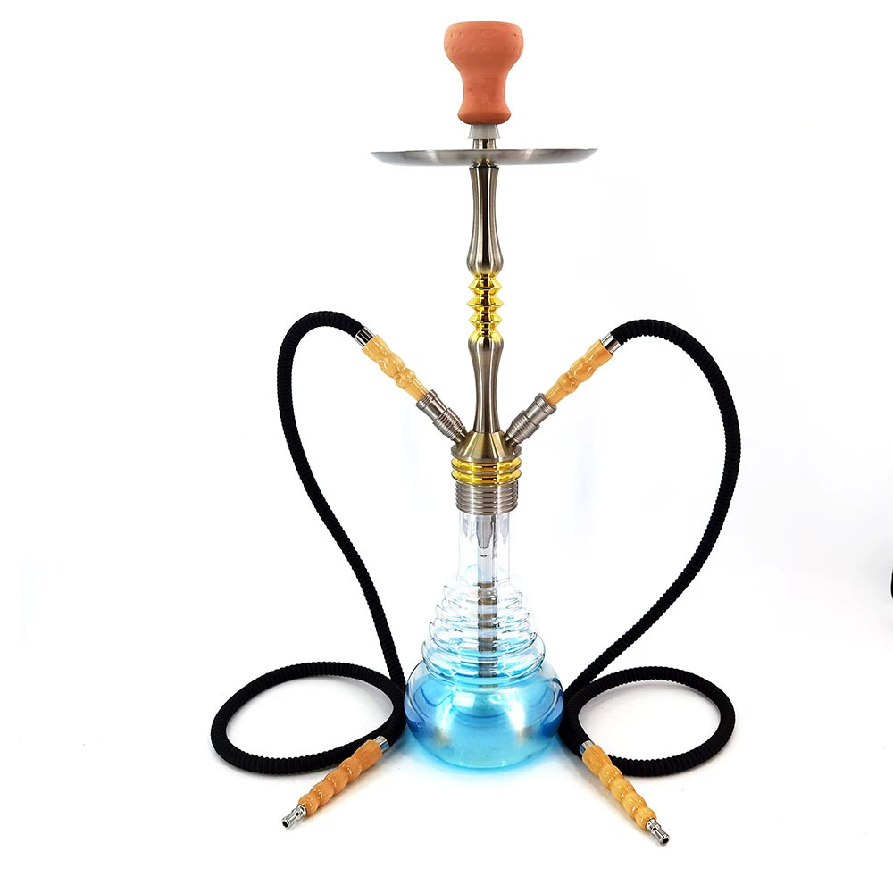 Arabic Hookah Full Set Of Two Color Large Aluminum Hookah Large Double Hookah Accessories Shisha Hookah Set Shisha Pipes Accessories Aliexpress