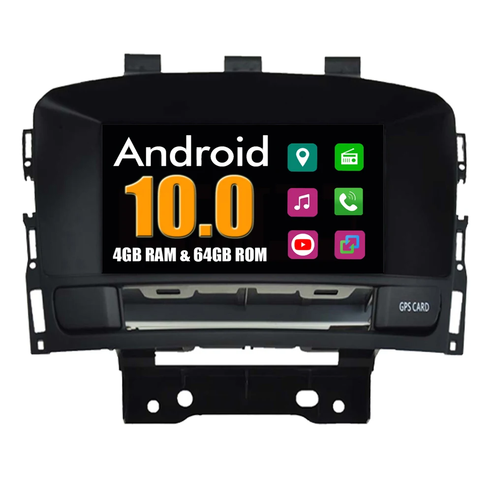 Автомобильный мультимедийный плеер RoverOne для Opel Astra J G Vauxhall Buick Verano Android 10 DVD радио
