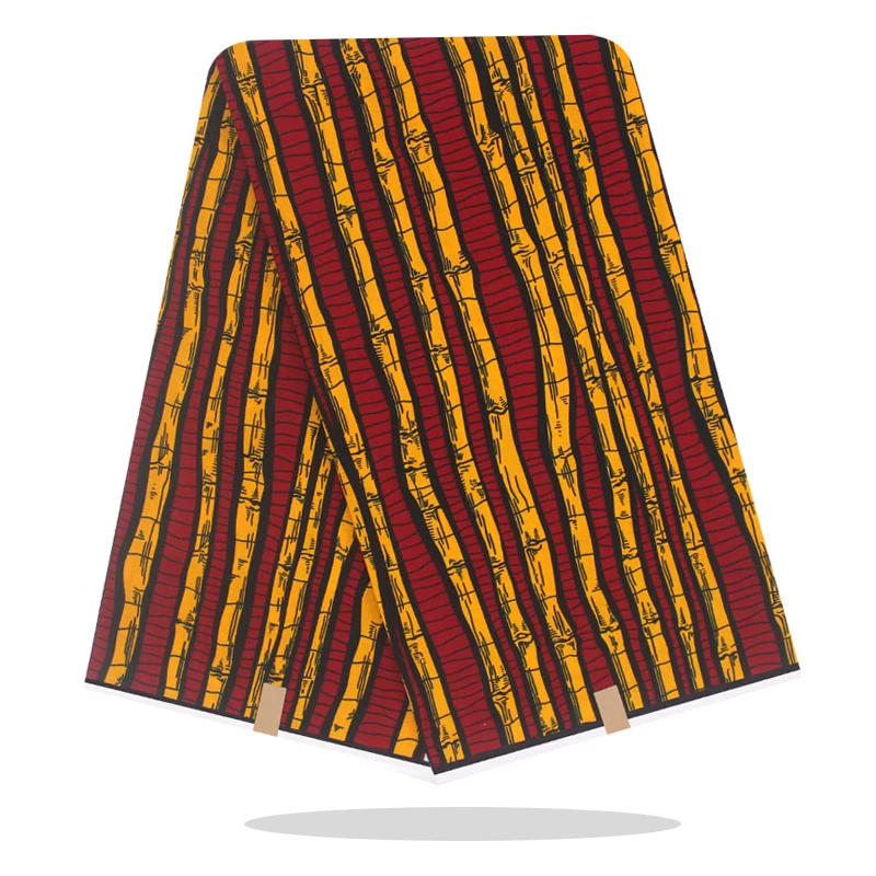 

Veritable High Quality African Wax Print Fabric 100%Cotton Real Ankara Wax Printed Cotton Fabric 6Yards For Sewing HL19-