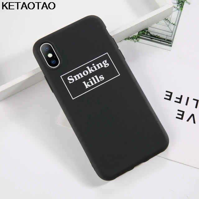 KETAOTAO Модный чехол для телефона с граффити цвета конфеты чистый буквы s для iPhone 6 7 8 Plus X XS XR 11 Pro Чехол Мягкий ТПУ резиновый силиконовый - Цвет: Оранжевый