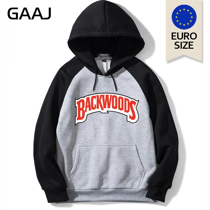 Raglan Gray Новинка, мужская толстовка с капюшоном, европейский размер США, брендовая флисовая толстовка с капюшоном, уличная Мужская толстовка, более размера d, Зимние флисовые толстовки для мужчин - Цвет: Raglan Gray