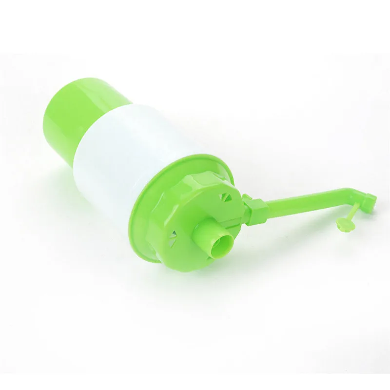 New Portable Green Bottled Drinking Water Hand Press Removable tube Innovative vacuum action Manual Pump Dispenser