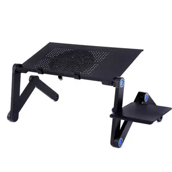 

Cooling Laptop Desk Durable And Practical Aluminum Alloy Folding Button Type Joint Folding Computer Desk