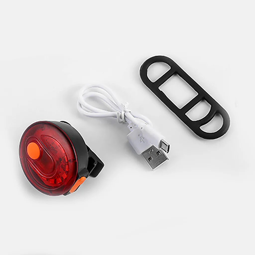 Безопасность Предупреждение USB Перезаряжаемые велосипед задний светильник задний фонарь светодиодный фара для велосипеда, светильник хвост умная Лампа безопасности Водонепроницаемый# PEX
