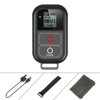 

Waterproof WiFi Wireless Smart Remote Control for GoPro Hero 7 6 5 4 3+ 3 Gimbal Controller Action Camera Charging Cable Kits