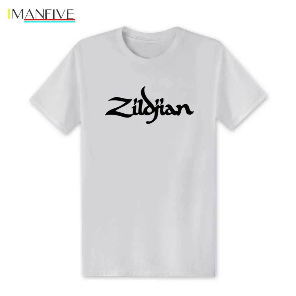 

2019 Fashion Summer New Zildjian Men T Shirts Printed T-shirt Men Short Sleeve Cotton T Shirts Top Tees High Quality Size XS-XXL