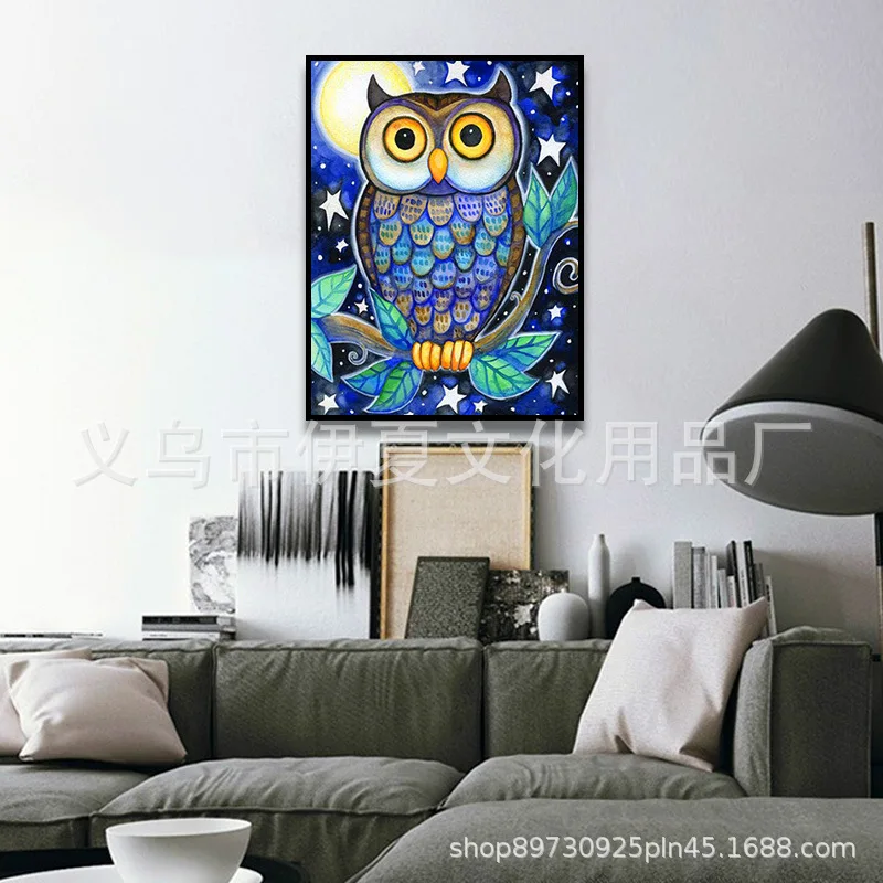 

DIY Digital Oil Painting Electricity Supplier Home Hand-Painted Decoration Landscape Painting Animal Painting 40*50 Manufacturer