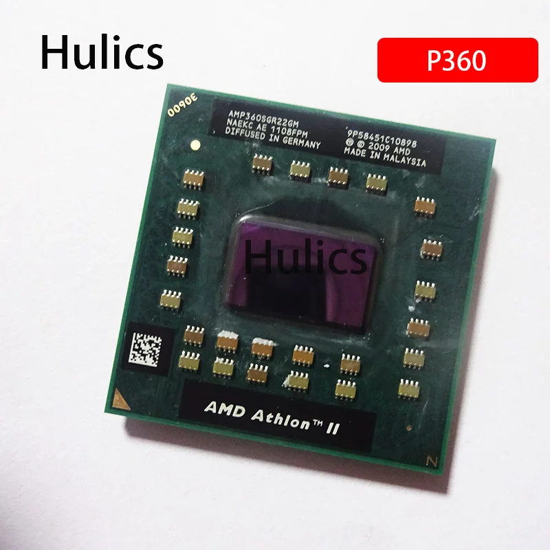 Оригинальный двухъядерный мобильный процессор Hulics AMD Athlon II P360 2 3 ГГц