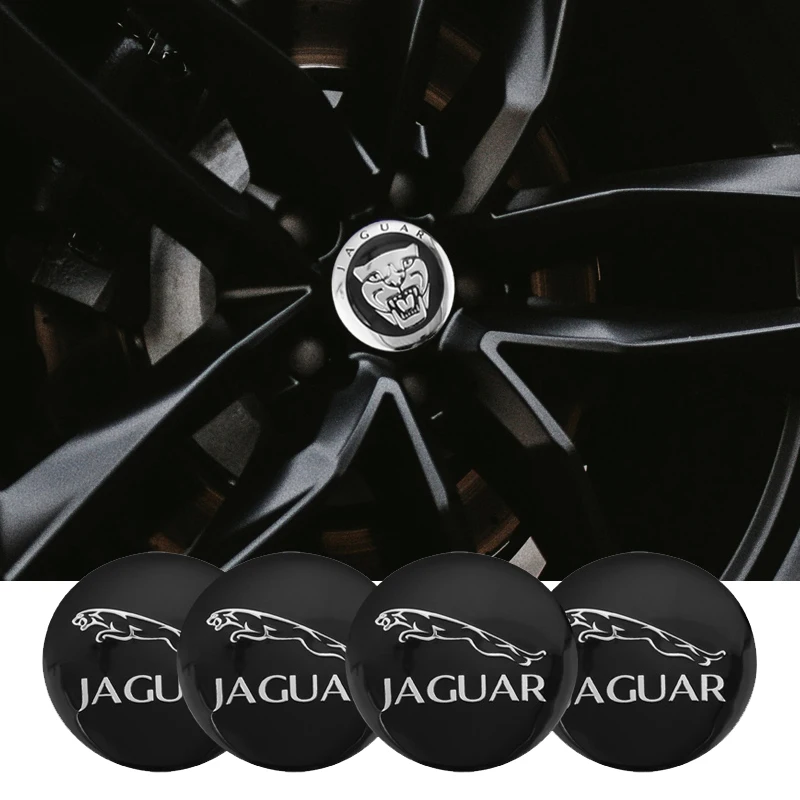 4 шт. 56 мм Автомобильная эмблема ступицы колеса наклейки для Jaguar X S F XF XE XKR XFR XJ XK XEL