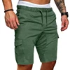 Men Elastic Drawstring Fitness Shorts Gym Training Running jogging Shorts Sport  Workout Clothing Beach Shorts Trunks Beachwear 2