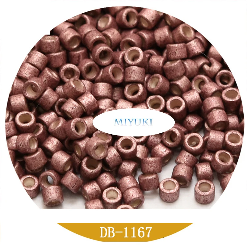 Miyuki  10G Delica Beads DB11/01.6 18-Color Matte Metal Series Beads Imported From Japan