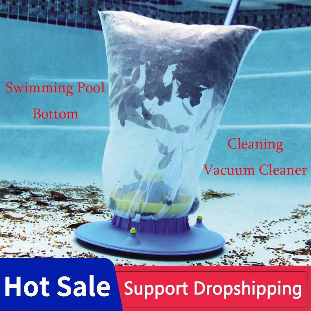 

Pool Cleaning Tool Mini Swimming Pool Vacuum Cleaner Floating Objects Cleaning Tools pool Suction Head Cleaning Net Kit Garden S