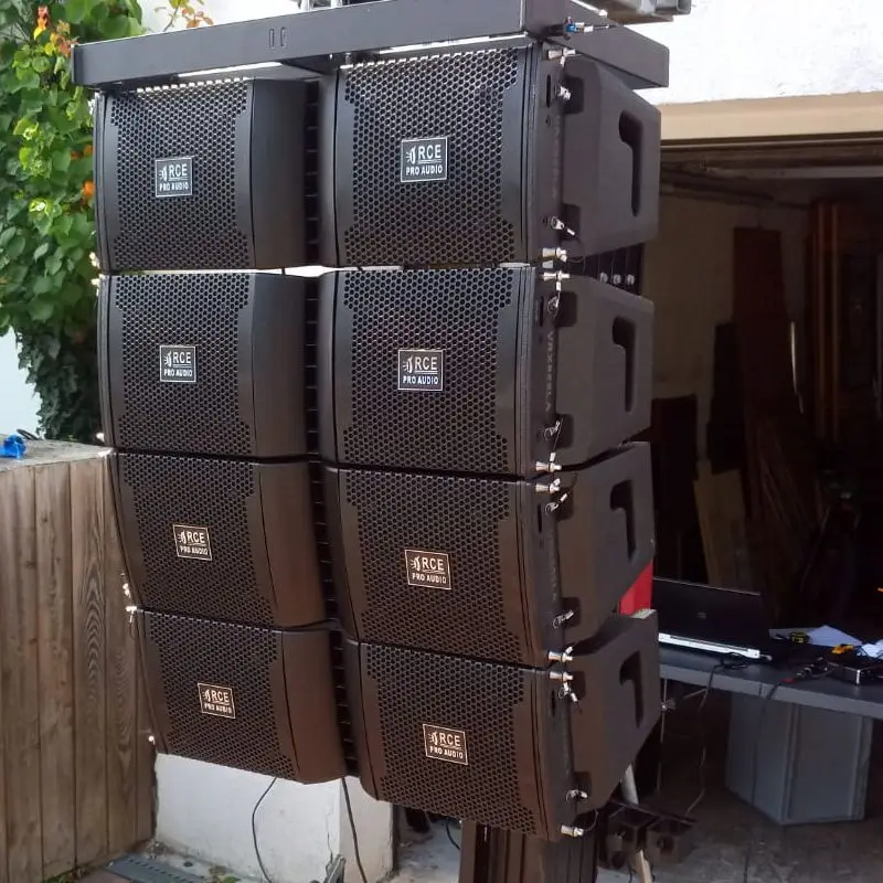Dual 8 Inch Powered Line Array Speaker 