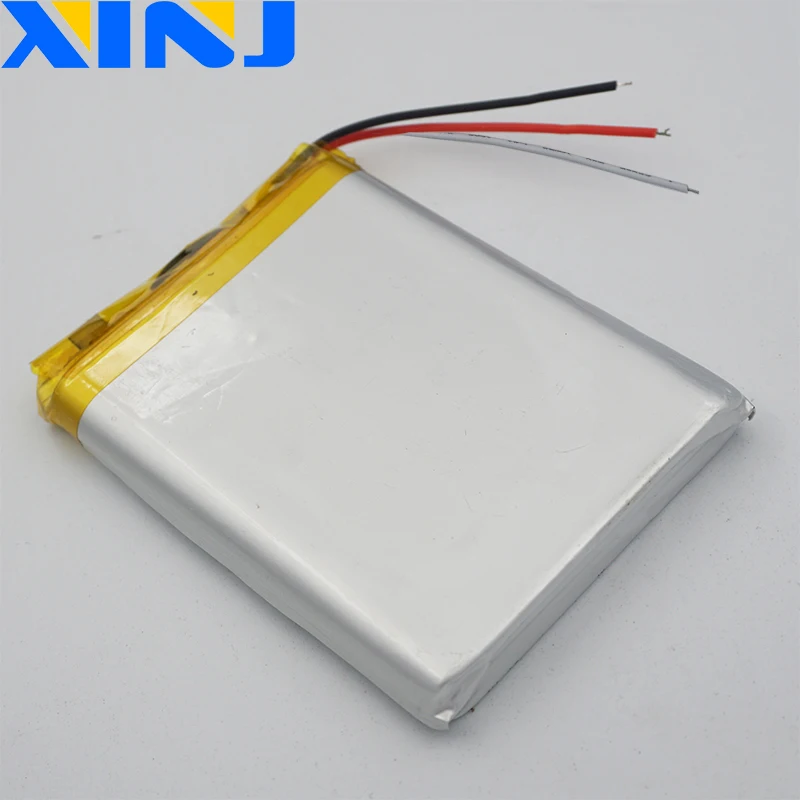 XINJ 3,7 V 5100mAh 3 провода для термистора литий-полимерный аккумулятор 105575 для power bank электронная книга планшет MID psp DIY планшет