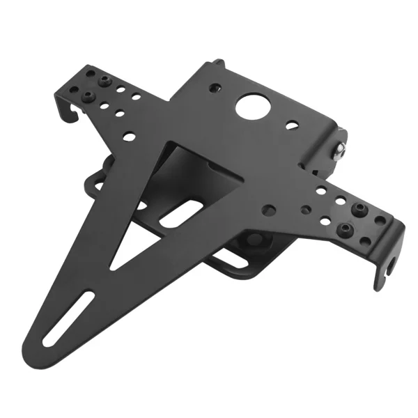 Motorcycle License Plate Holder Frame Adjustable Angle Bracket For Yamaha Yzf R1 R3 R6 R15 R25 Fz6