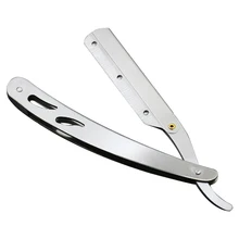 Мужское прямое бритвенное лезвие станок для бритья салон средство для снятия макияжа бровей лезвия Бритва держатель