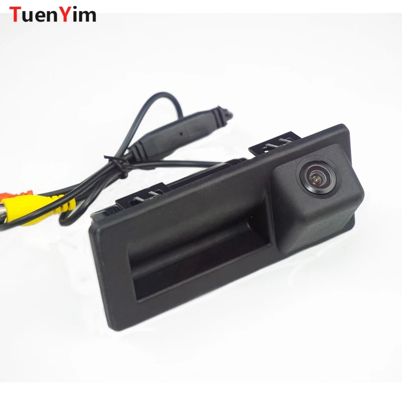 CCD Автомобильная камера заднего вида для Audi A4L /Volkswagen Touran ручка багажника переключатель провод для беспроводной камеры водонепроницаемый