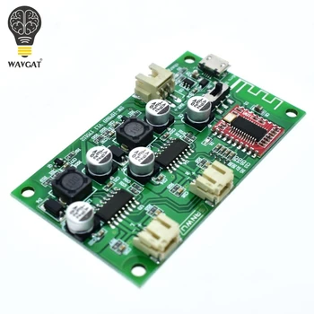 

WAVGAT DC 5V 6W X 6W 2 Channel Stereo Bluetooth Amplifier Board Lithium Battery Powered for Speakers Loudspeaker Box Modified