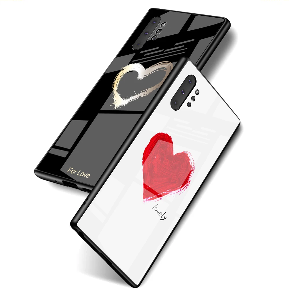 Чехол из закаленного стекла для телефона с изображением животных samsung Galaxy S10 S9 S8