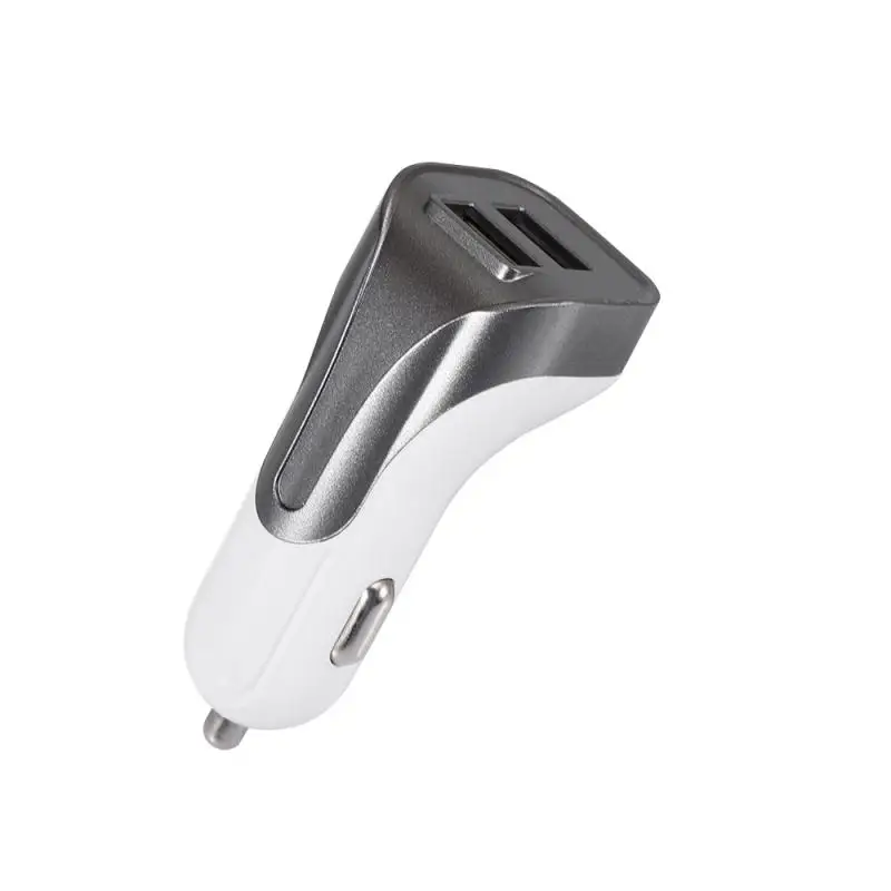 Автомобильное зарядное устройство Mini Dual USB 12V 2.1A быстрая зарядка 2 порта быстрое