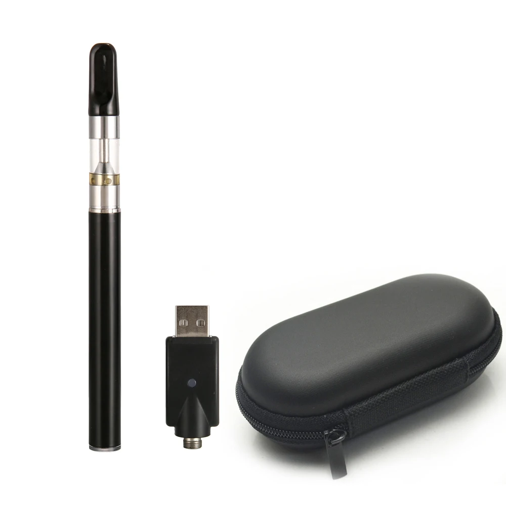 Faerlin CBD, перо для электронной сигареты электронная сигарета 350 мАч батарея керамическая катушка мод КБР масло rta картридж воздушный переключатель испаритель vapes комплект - Цвет: Black Top charging