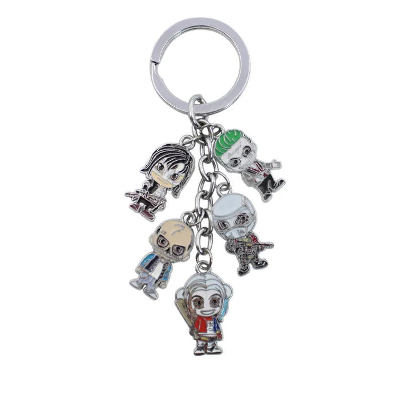 Фильмы и Телевизионные продукты DX отряд самоубийц маленькая уродливая девушка фигура сплава брелок Омаров застежка висячая Пряжка ручка