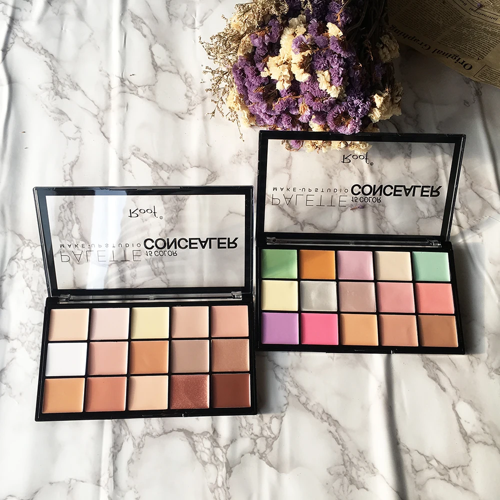 Makeup Pallete Face Concealer Camouflage Cream 15 Colors Contour Palette Professional Camouflage Concealer Pressed Powder