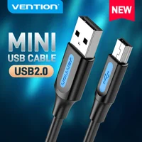 Vention Mini USB кабель Mini USB 2,0 к USB кабель для быстрой зарядки данных для MP3 MP4 плеера автомобиля GPS цифровая камера HDD Mini USB - изображение