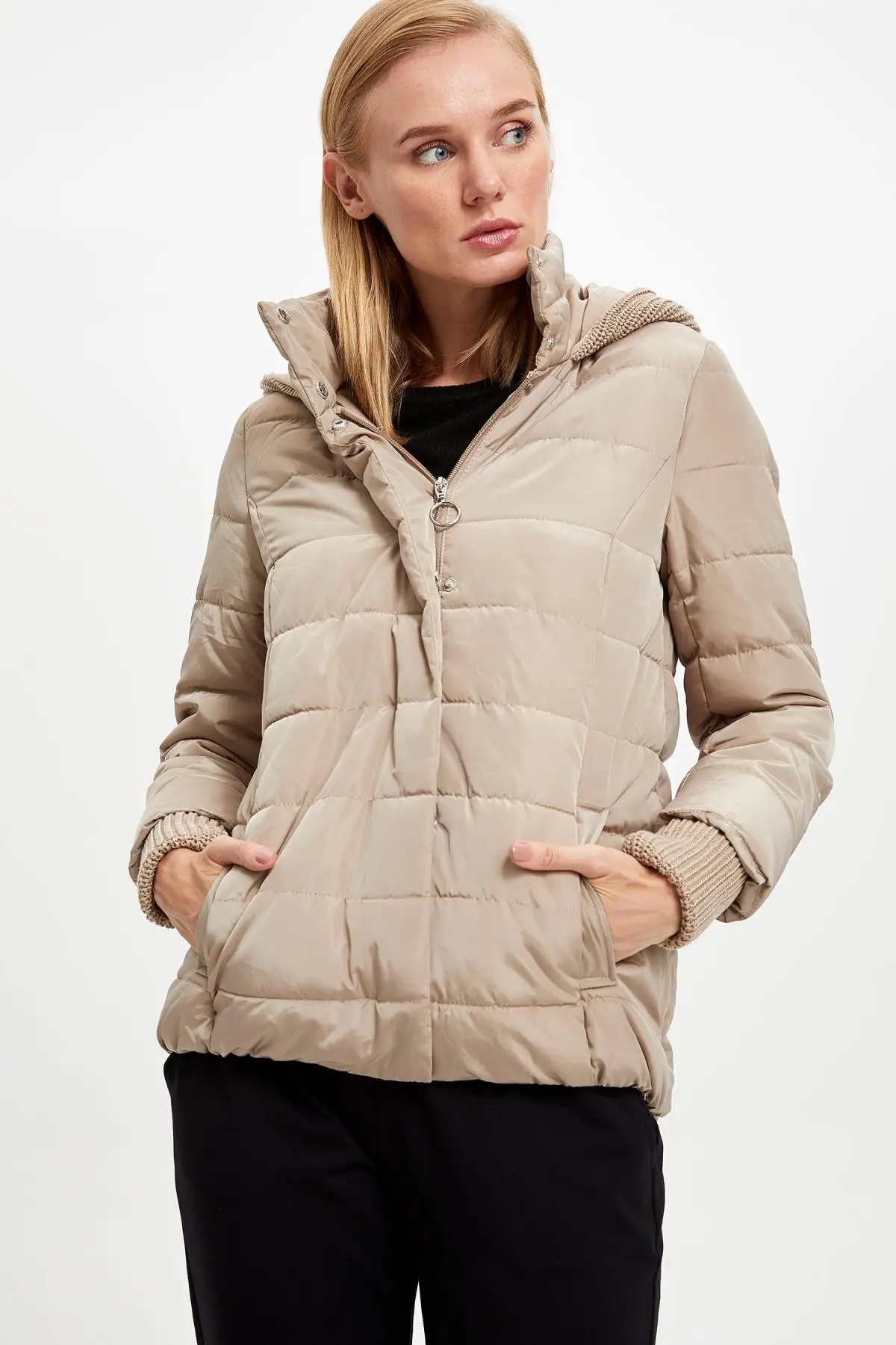 Defacto CW женские пальто и пуховики для мальчиков девочек куртки детское с капюшоном