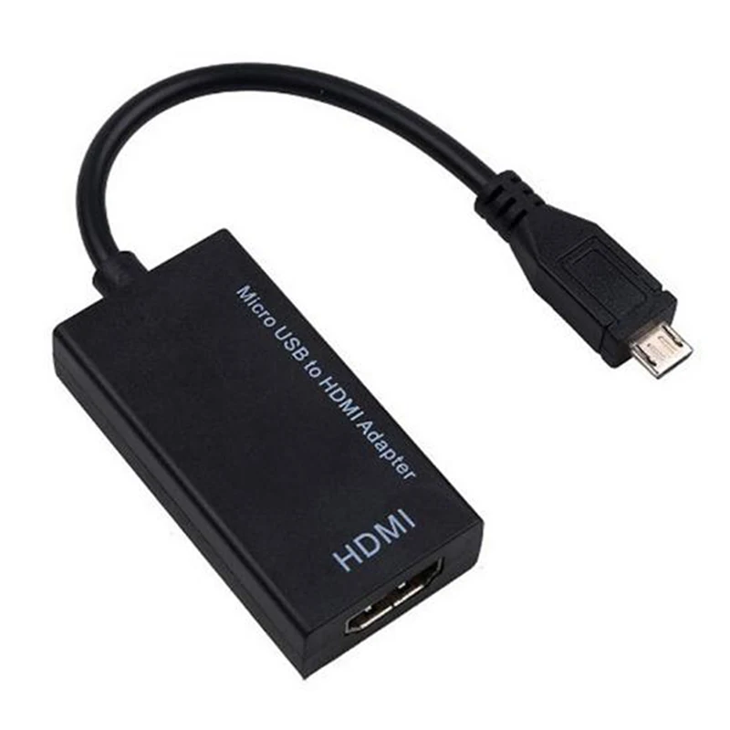 Micro USB к HDMI HD кабель-адаптер Male to Female 1080P HD HDMI аудио видео кабель MHL конвертер для ТВ ПК ноутбук