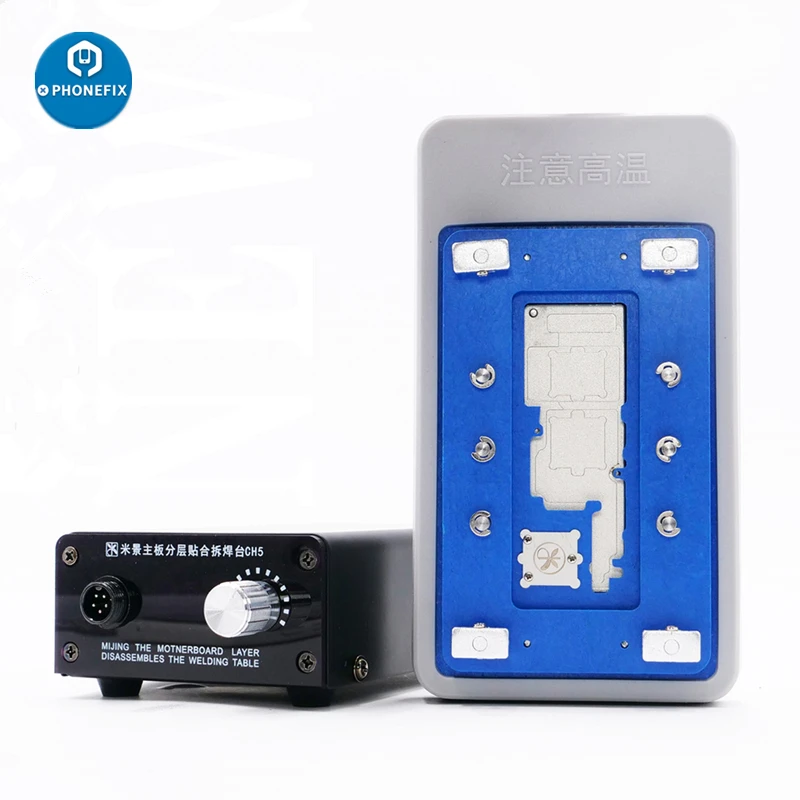 

MJ CH5 Intelligent Layer Welding Platform for iPhone A11 A12 CPU for iPhone Repair for iPhone X XS XSMAX Baseband Glue Remove