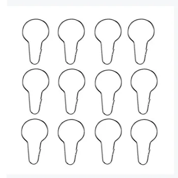 

Shower Curtain Rings Hooks 100 iron nickel plating Shower Ring