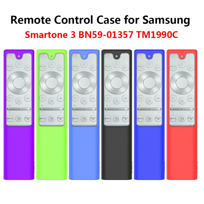 Remote Control Case For Samsung Smart TV BN59-01357B BN59-01357C/01357E/01357N 01311B Smartone 3 QLED Cover Silicone Shockproof |