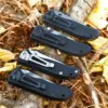 SANRENMU 7007 8Cr13Mov Blade Pocket Folding Knife Handle Outdoor Camping Hunting Cutting Survival Fruit TOOL EDC G10 New ► Photo 2/6