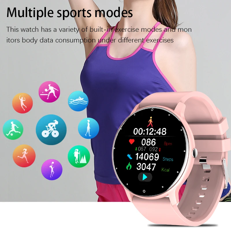 LIGE Smartwatch Donna Sottile con Chiamate, 1.43 AMOLED Orologio Fitness con Sonno/Frequenza Cardiaca, IP68 Impermeabile Smart Watch per Android iOS, 200+ Quadranti, 100+ Sport, Nero Ossidiana