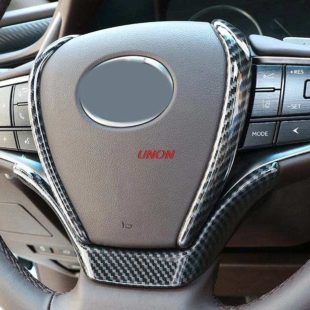 Аксессуары для Lexus ES углеродное волокно стиль руля форма U полоса литья крышка комплект отделка/ABS