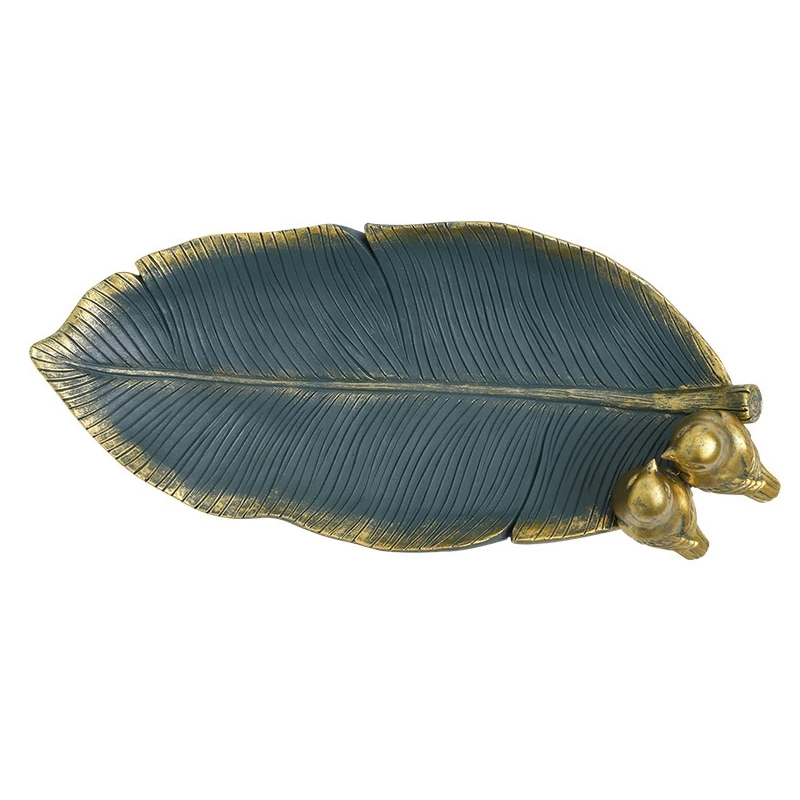 

Resin Leaf Storage Tray Storage Decorative Sushi Plate Decoration Fruit Plate Decoration