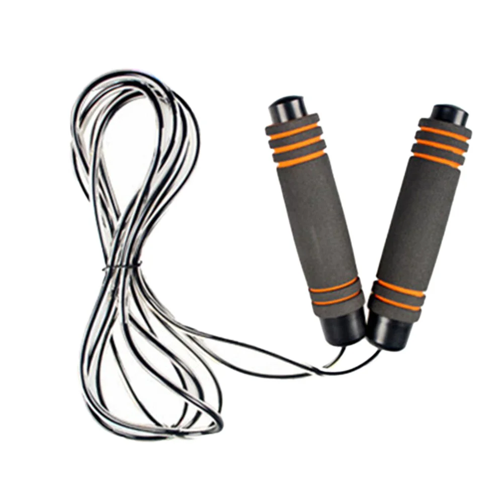 Exercise Training Best Skipping Rope with Memory Handles and Cable Jumping Ropes for and Men