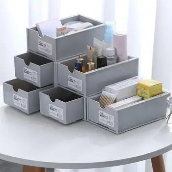 

1pc Drawer Box Desktop Storage Drawer Type Finishing Box For Home Office