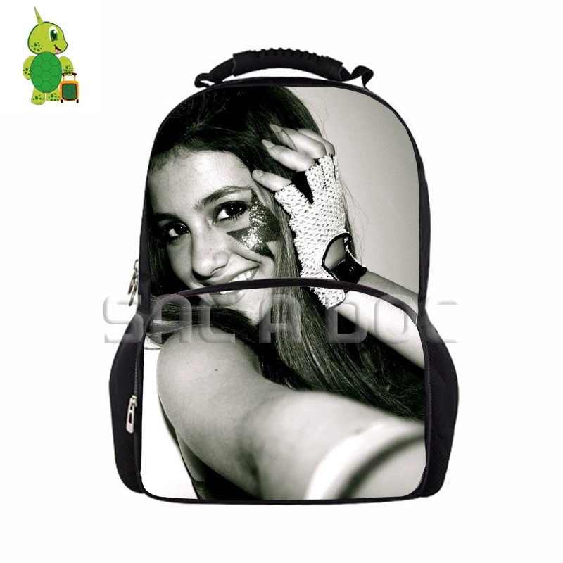 Известный Звездный школьный рюкзак Ариана Гранде для женщин и мужчин, большие сумки для ноутбука, подростки-фанаты, повседневный рюкзак для путешествий - Цвет: 4