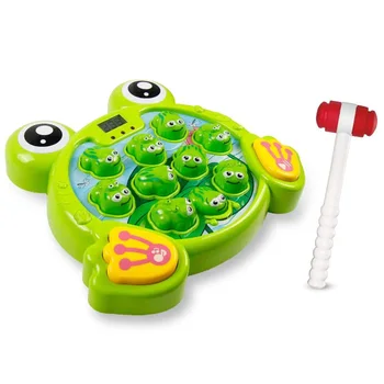 

Early Developmental Entertainment Whack A Toy Battery Operated LED Score Indicator Electric Home Interactive Game For Kids